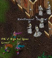 PKers in a PvP MMO